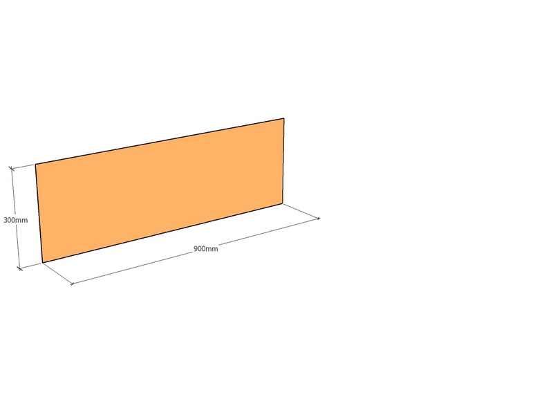 Corten Edge 900 x 300 x 6mm | cor-ten-steel.com.au