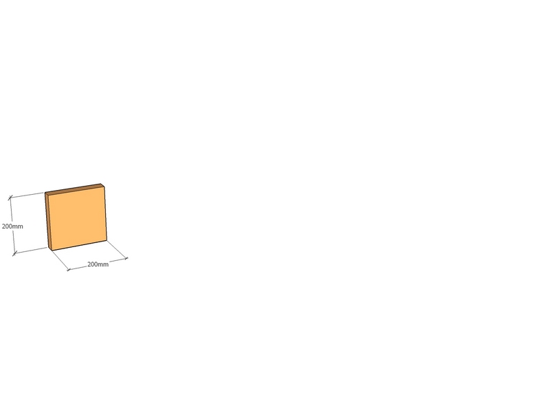 Corten Edge FT35 200 x 200 x 2mm | cor-ten-steel.com.au