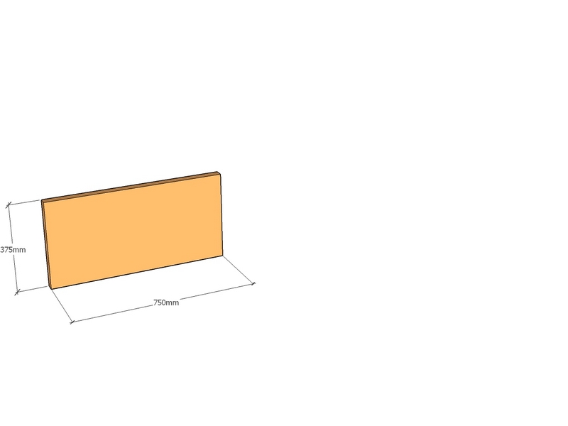 Corten Panel 750 x 375 x 2mm Top | cor-ten-steel.com.au